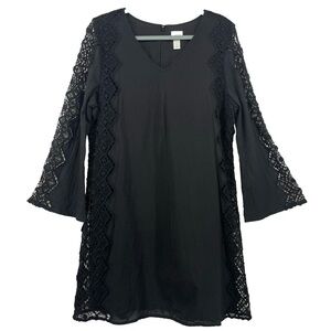 Chico’s Boho Crochet Trimmed 109% cotton dress